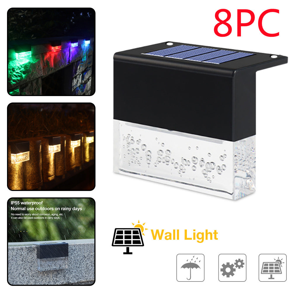 Solar Light Step Fence Light
