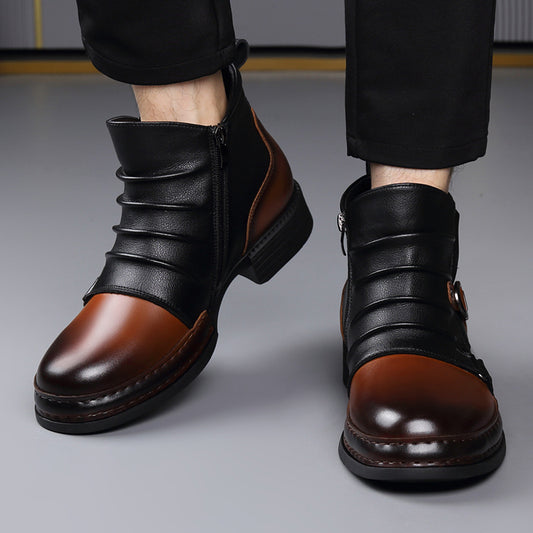 Retro Fleece-Lined Thermal Boots