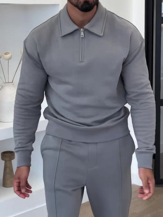 Sweatshirt Slim Fit Flare Pants Set