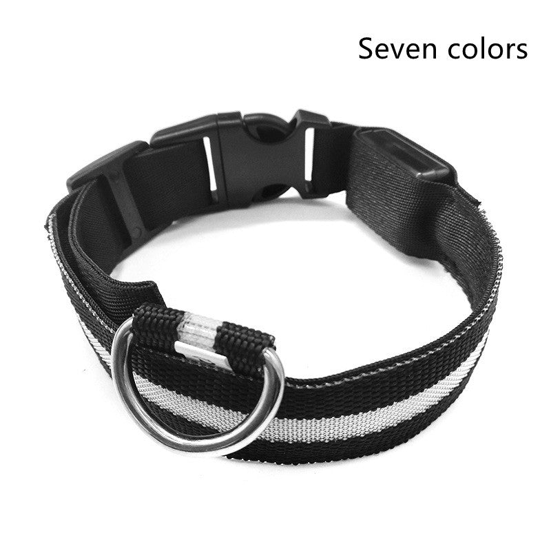 Pet Dog Luminous Collar Night Safety Flashing