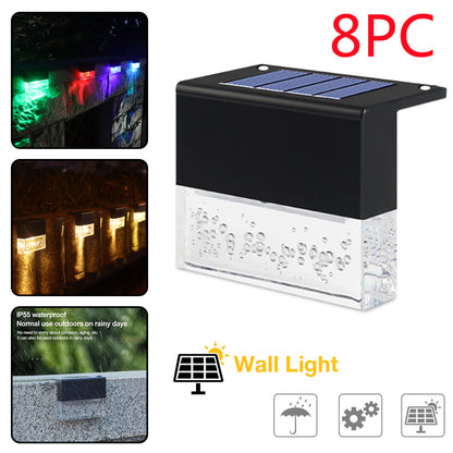 Solar Light Step Fence Light