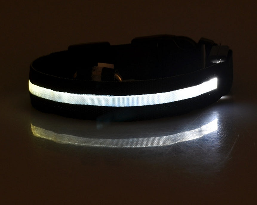 Pet Dog Luminous Collar Night Safety Flashing