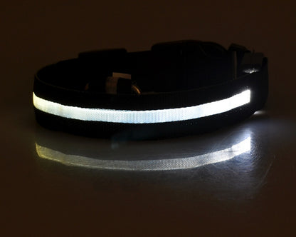 Pet Dog Luminous Collar Night Safety Flashing