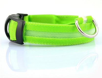 Pet Dog Luminous Collar Night Safety Flashing