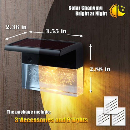 Solar Light Step Fence Light