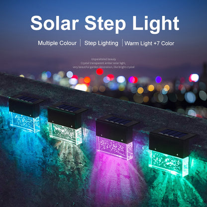 Solar Light Step Fence Light