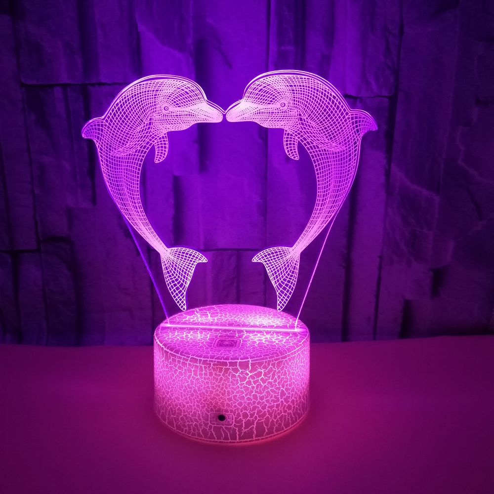 Dolphin Light 3D Light Illusion Light
