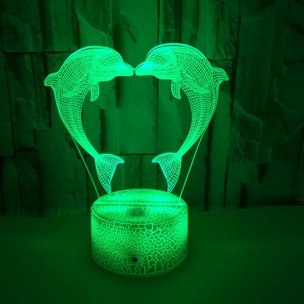 Dolphin Light 3D Light Illusion Light
