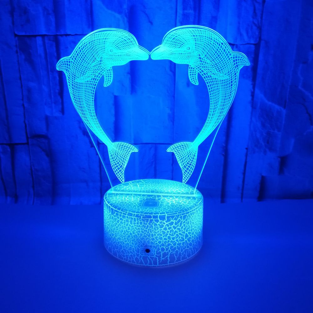 Dolphin Light 3D Light Illusion Light