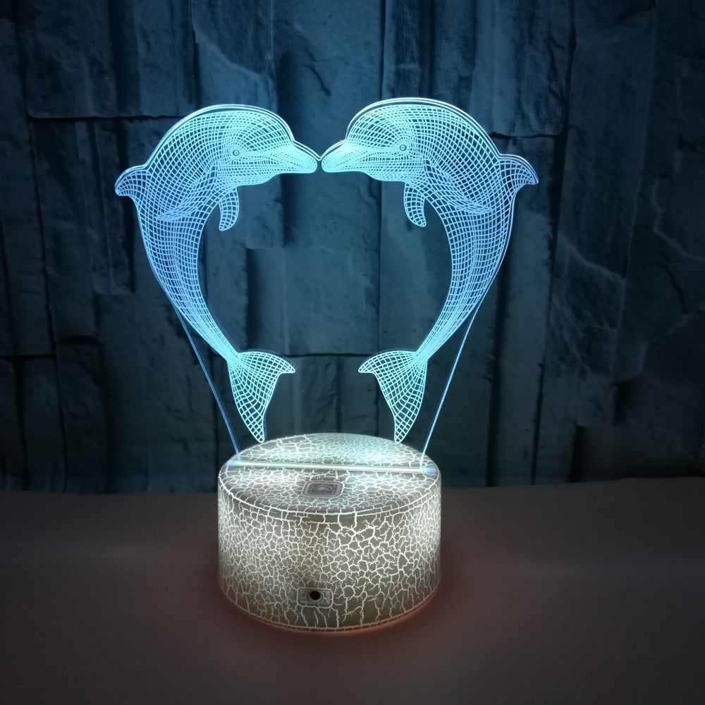 Dolphin Light 3D Light Illusion Light