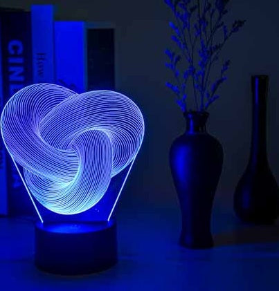 Abstract LED 3D Night Light