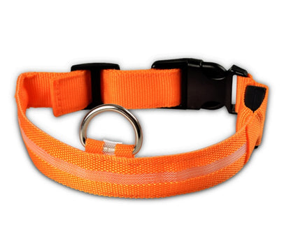 Pet Dog Luminous Collar Night Safety Flashing
