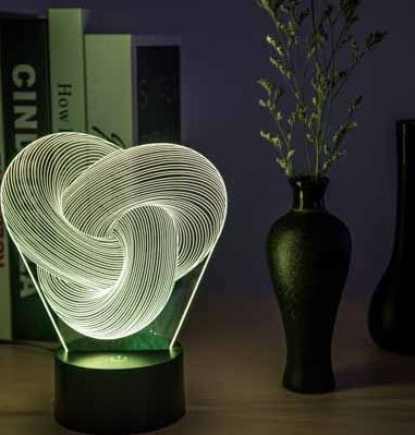 Abstract LED 3D Night Light