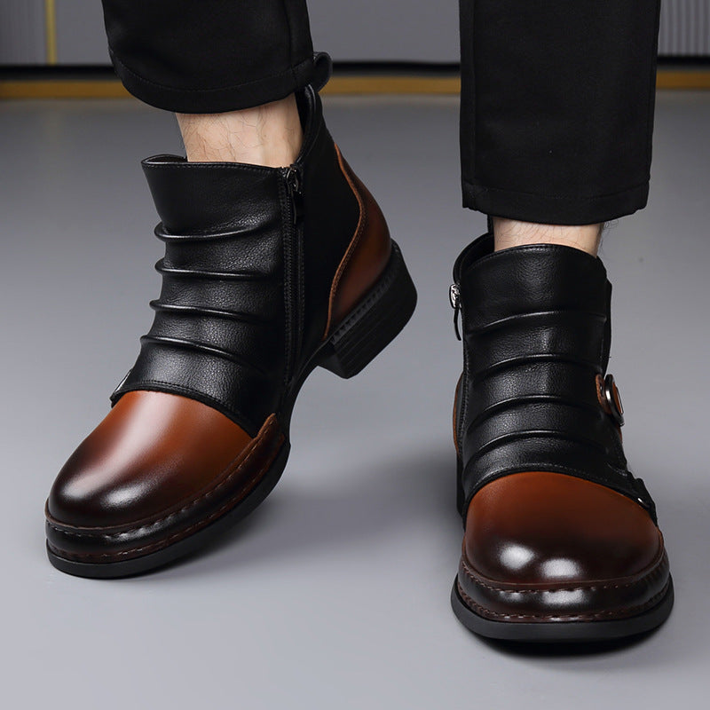 Retro Fleece-Lined Thermal Boots