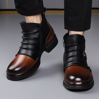 Retro Fleece-Lined Thermal Boots