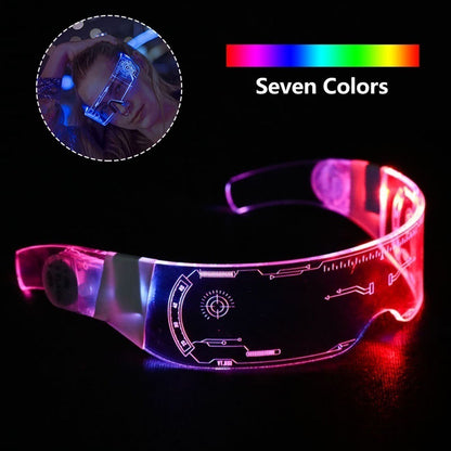 LED Luminous Glasses  Futuristic Style