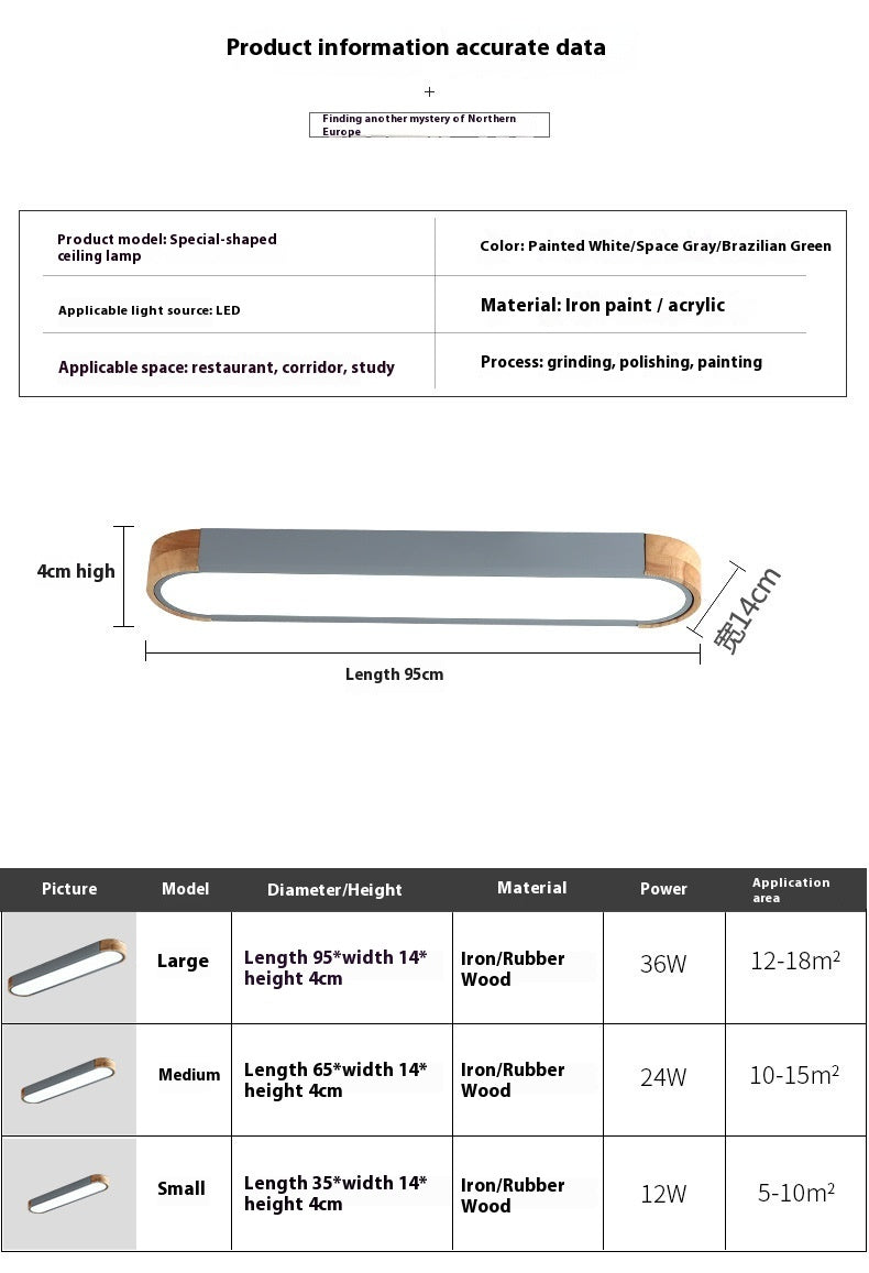 Led Strip Ceiling Light