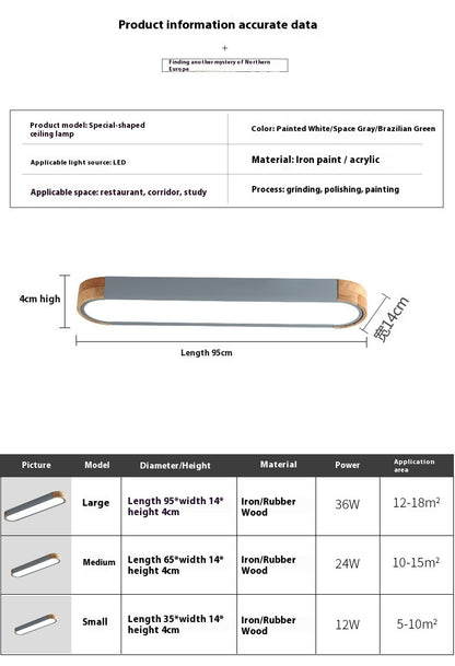 Led Strip Ceiling Light