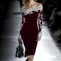 Elegantes figurbetontes Spitzenkleid