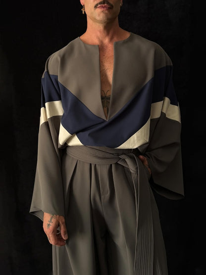 Wide-Leg Pants Set