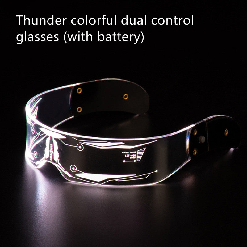 LED Luminous Glasses  Futuristic Style