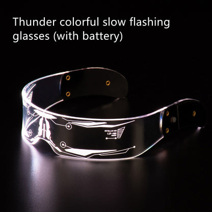 LED Luminous Glasses  Futuristic Style