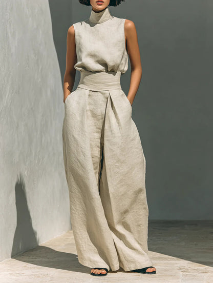Sleeveless Suit