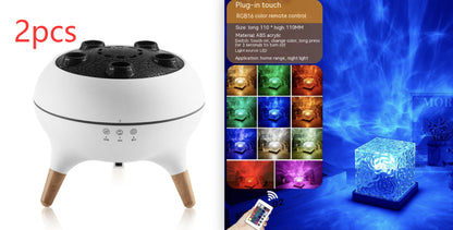 Projection Crystal Table Lamp
