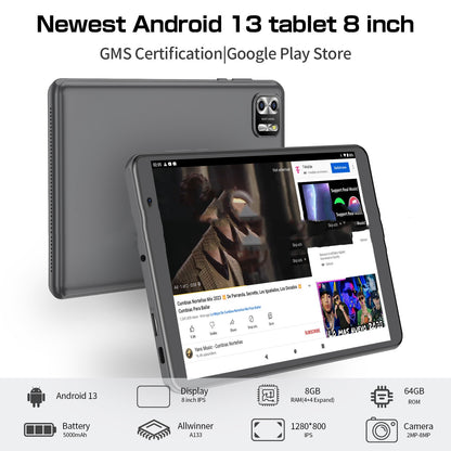 Eight-core Tablet Android 13 64g