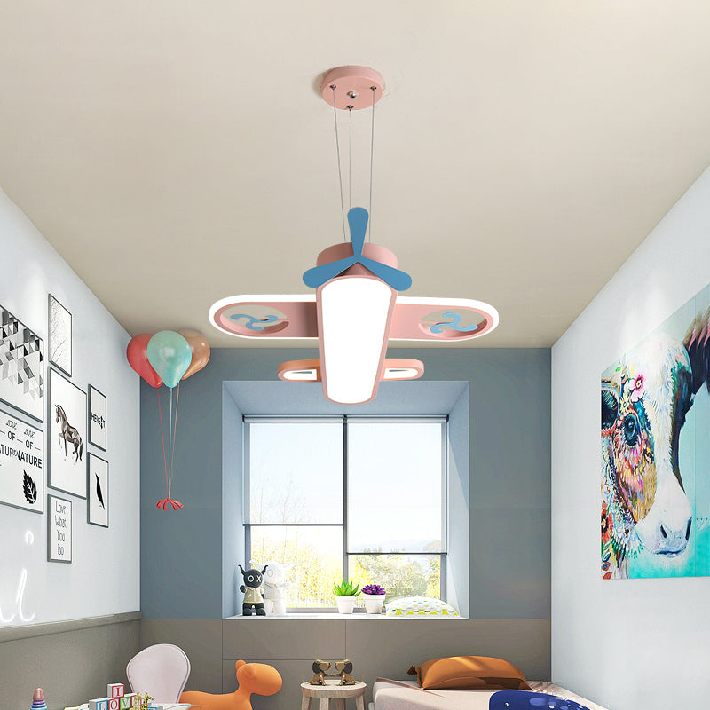 Light Led Plane Chandelier