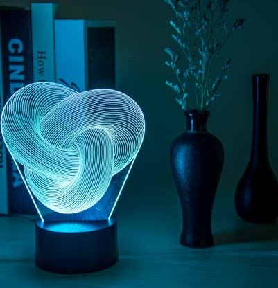 Abstract LED 3D Night Light