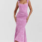 Robe dos nu sans épaules Mozision