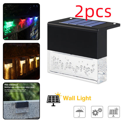 Solar Light Step Fence Light