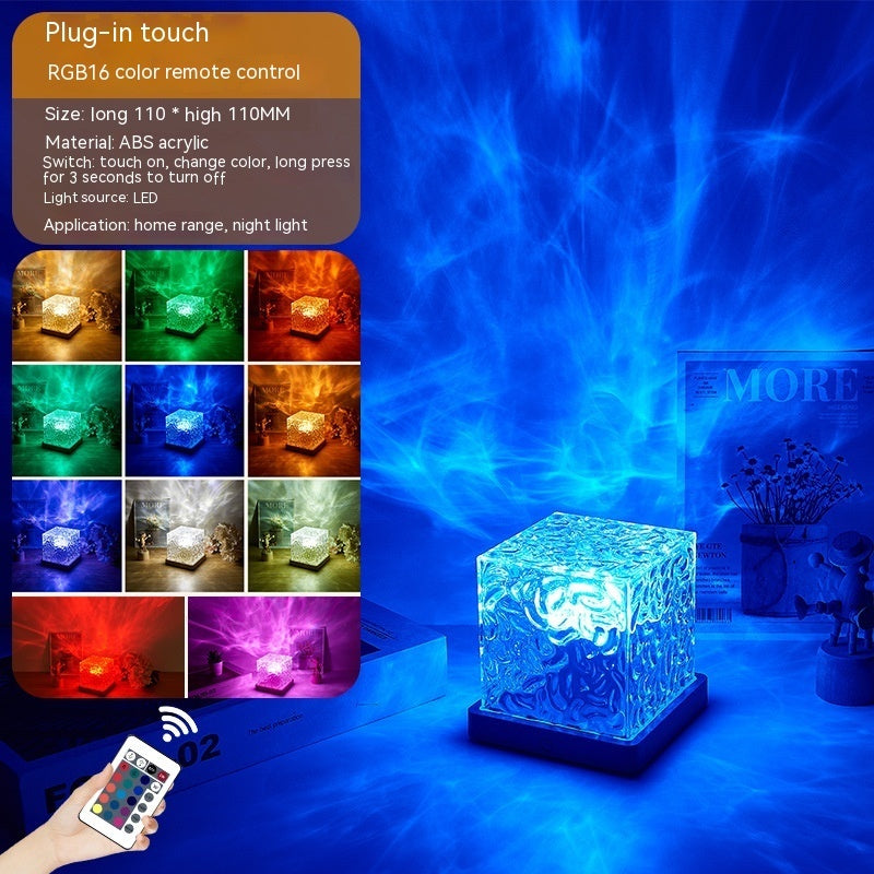 Projection Crystal Table Lamp