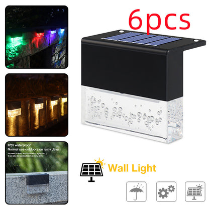 Solar Light Step Fence Light