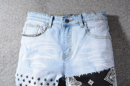 Patch Ripped Jeans