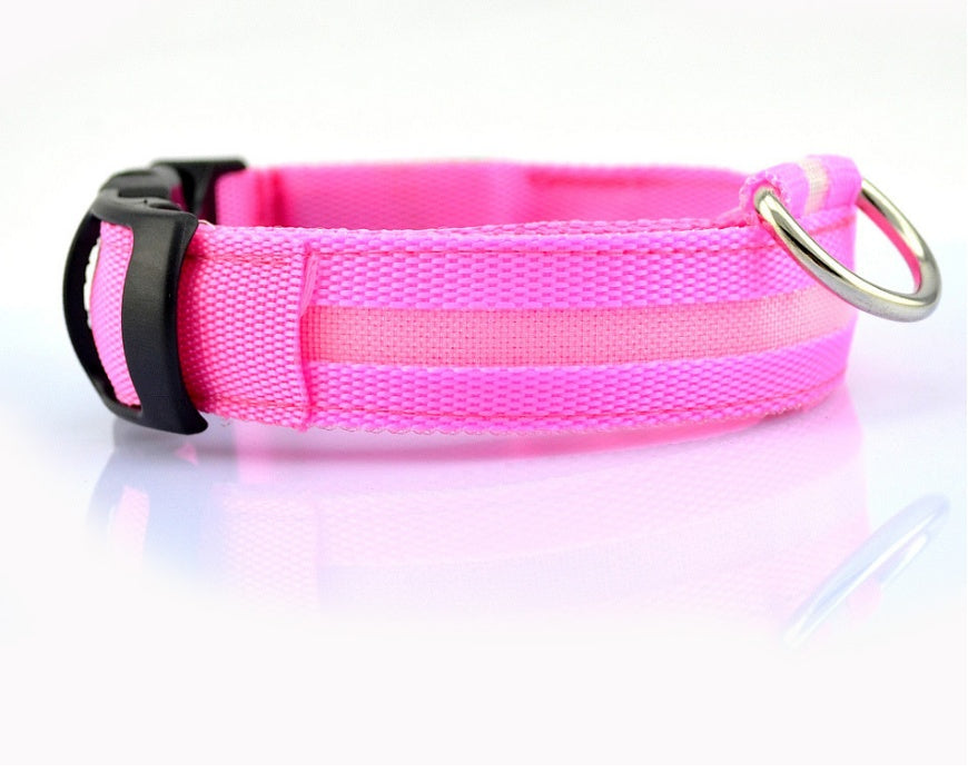 Pet Dog Luminous Collar Night Safety Flashing