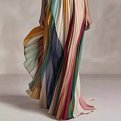 Backless Swing Maxi Dress