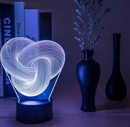 Abstract LED 3D Night Light