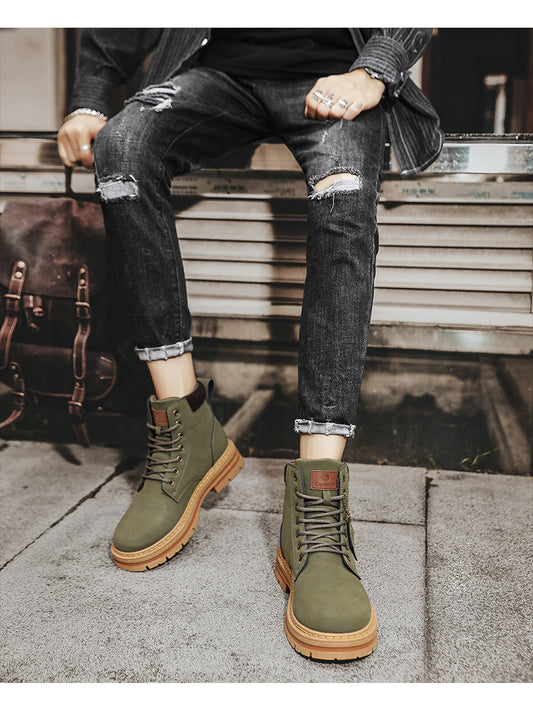 Vintage Leather Worker Boot
