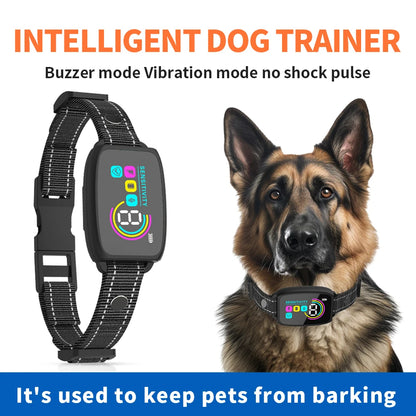 Collier anti-aboiement automatique intelligent pour chien