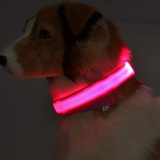 Pet Dog Luminous Collar Night Safety Flashing