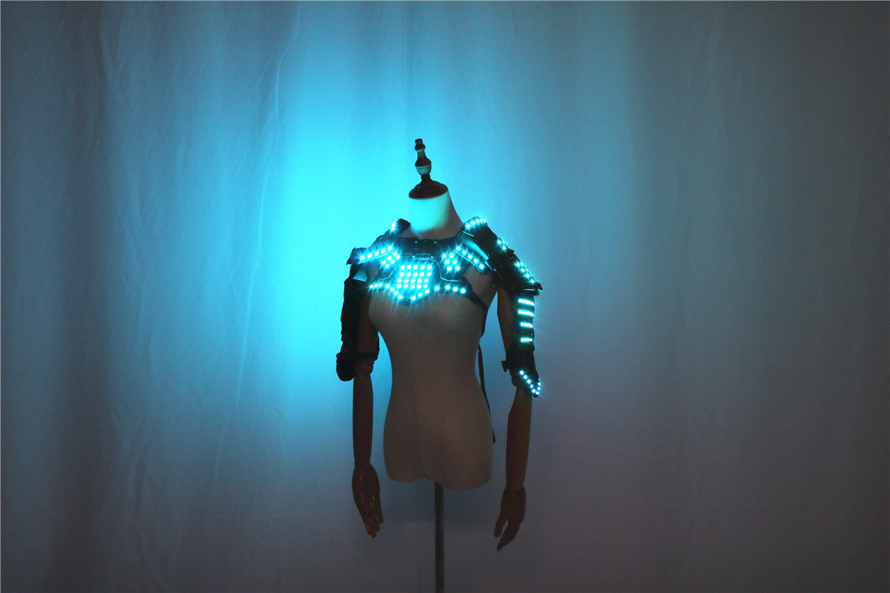 Glowing LED Costume Armor