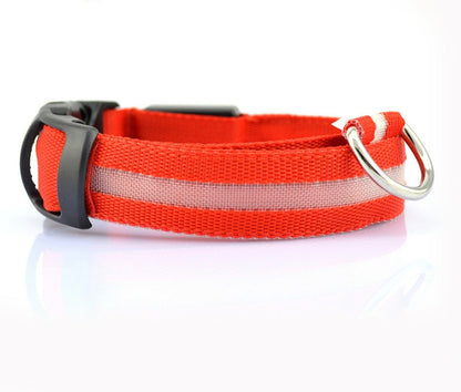 Pet Dog Luminous Collar Night Safety Flashing