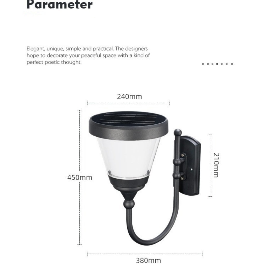 Powered LED Waterproof Courtyard Light