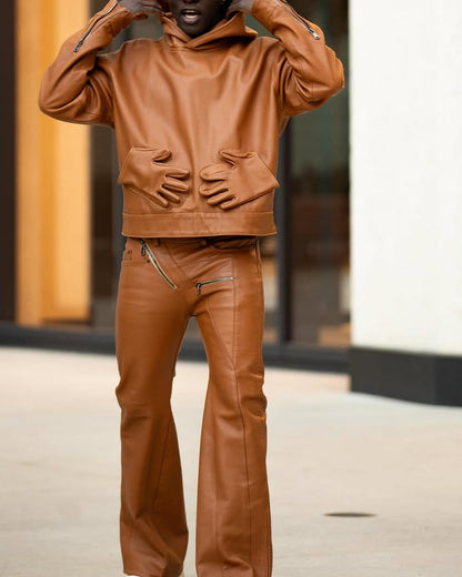 Palm Pocket Leather 2-Piece Set