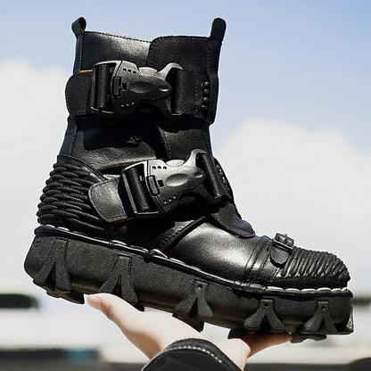 Steampunk Leather Boots