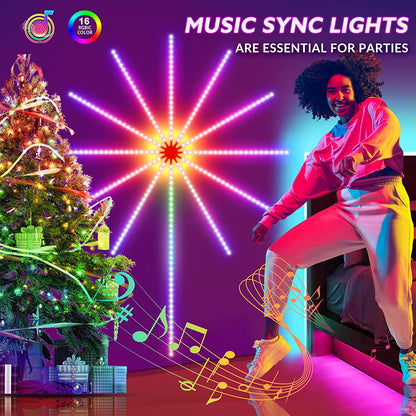 Firework Lights LED Strip Music Sync