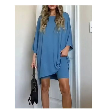 Chemise à manches courtes et pantalon slim moulant