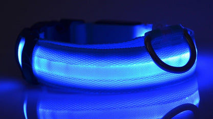Pet Dog Luminous Collar Night Safety Flashing